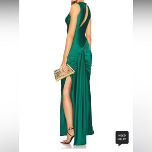 Michael Costello x REVOLVE Garland Gown in Green